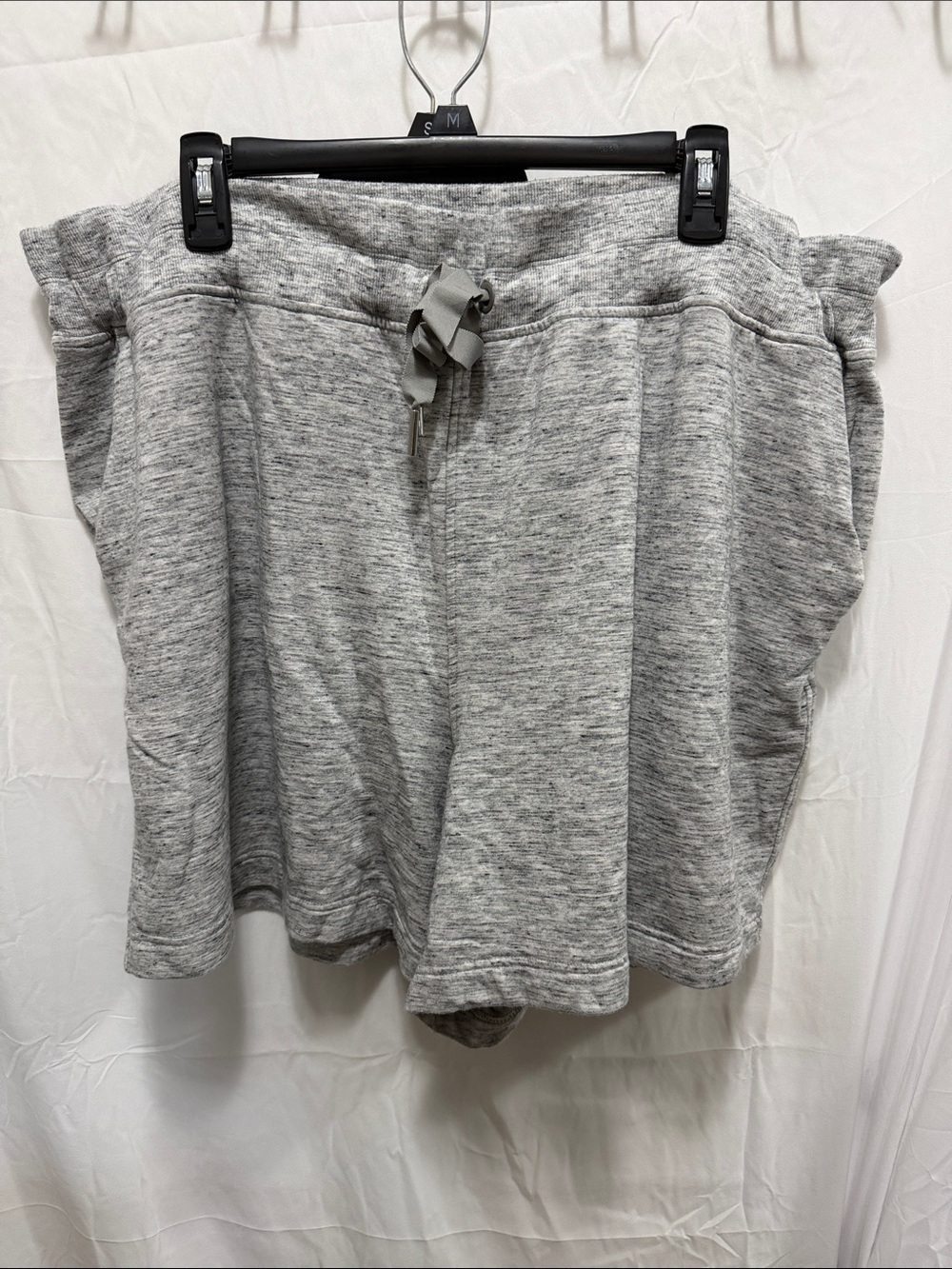 Athleta Heather Gray Drawstring Lounge Shorts